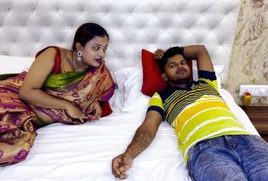 Bhabhi is teaching sex to her stepbrother